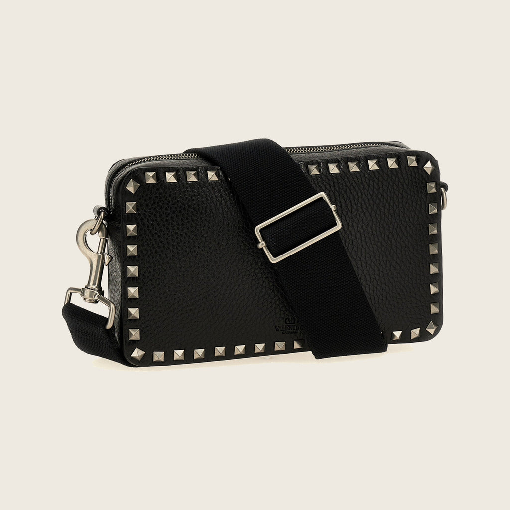 Rockstud Crossbody Bag – Black