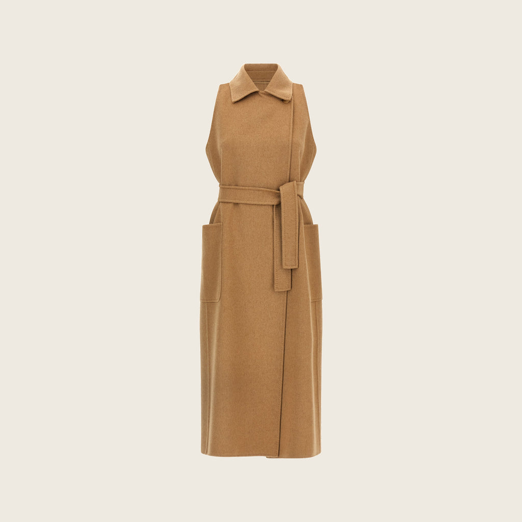 Wool Trench Coat – Beige