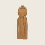 Wool Trench Coat – Beige
