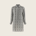 Monogram Dress – Grey