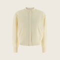 Virgin Wool Cardigan – White