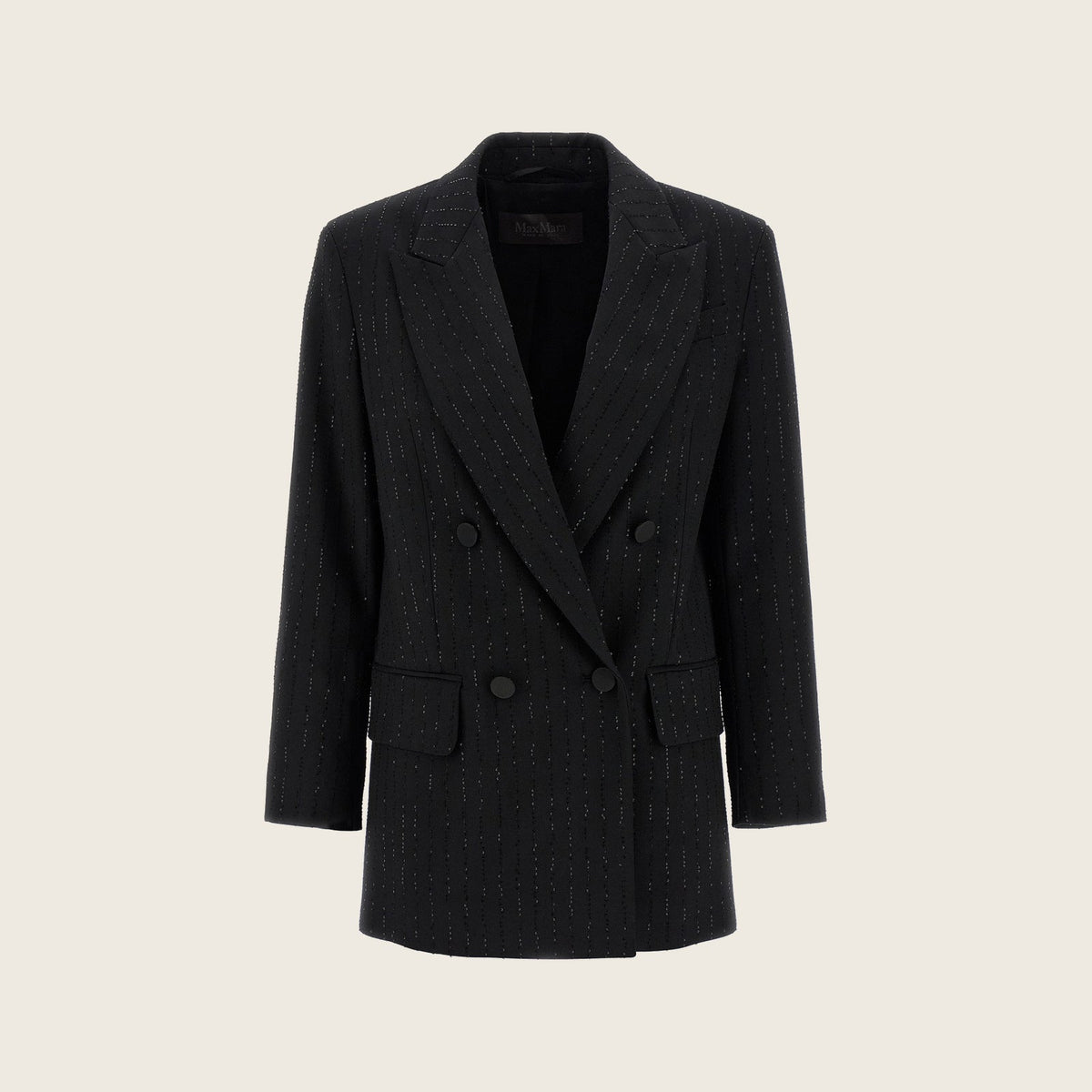 Virgin Wool Blazer – Black
