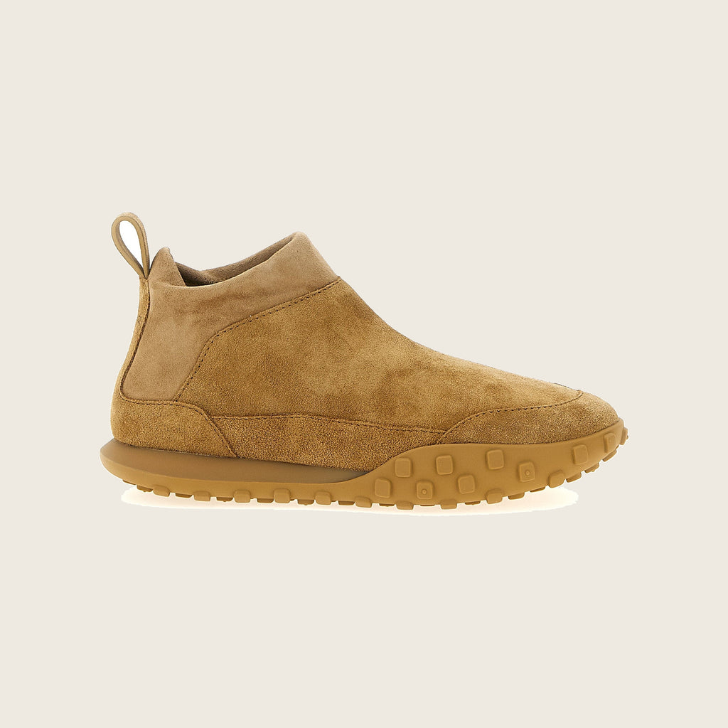 Leather Sneakers – Beige