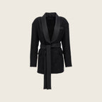 Viscose Blazer – Black
