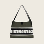 Cotton Shoulder Bag – Black