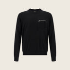FF Virgin Wool Cardigan – Black