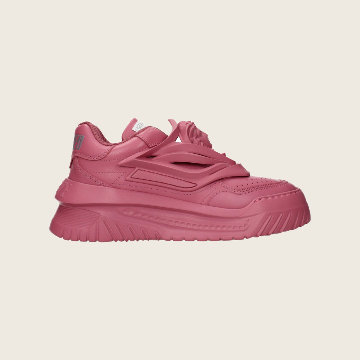Leather Sneakers – Pink