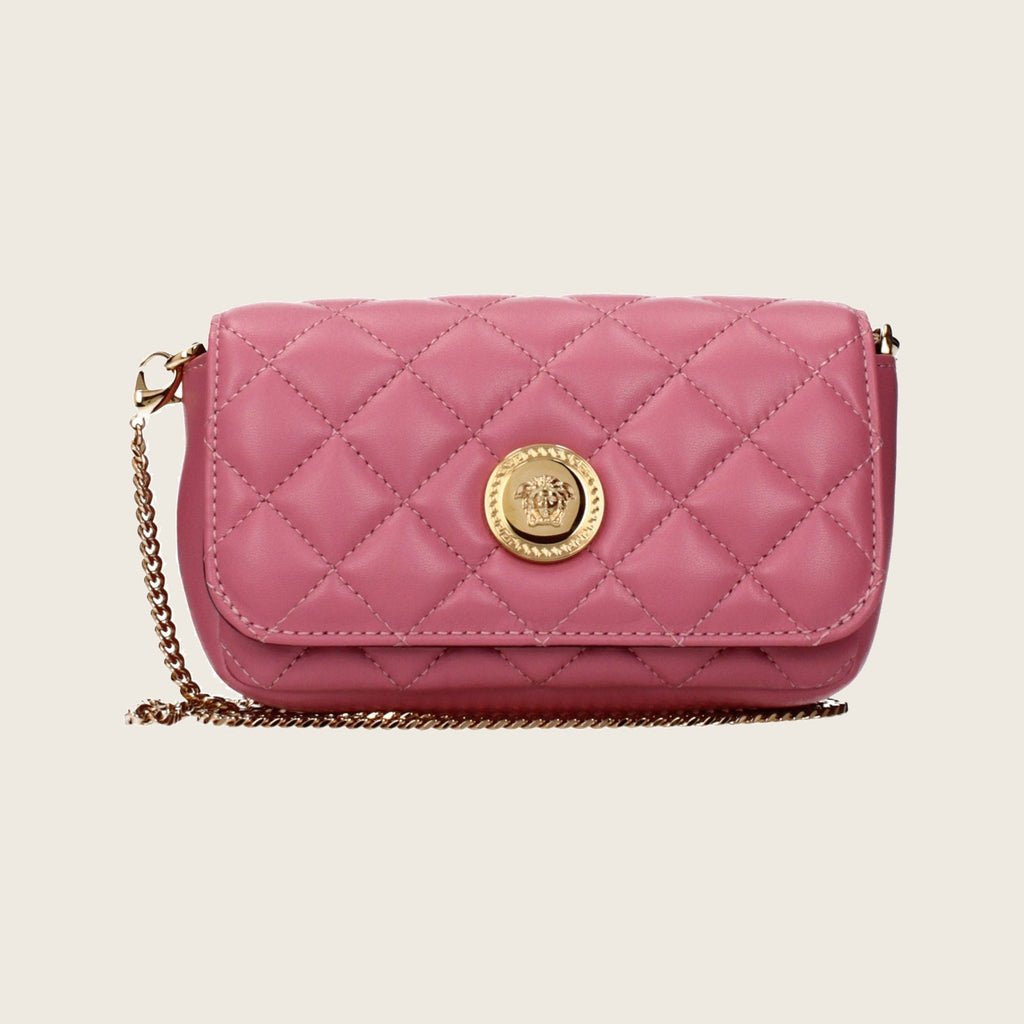 Leather Crossbody Bag – Pink
