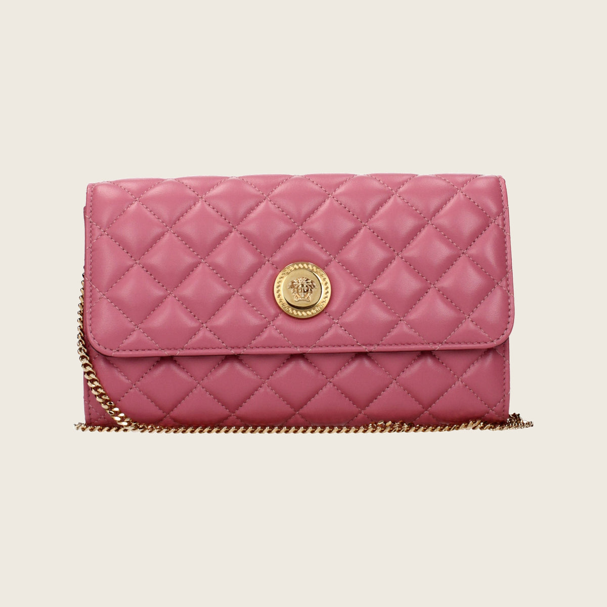 Leather Clutch – Pink