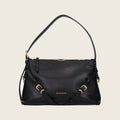 Leather Shoulder Bag – Black