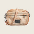 Logo Lambskin Shoulder Bag – Beige