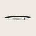 Leather Belt – Silver