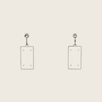 Brass Earrings – Silver