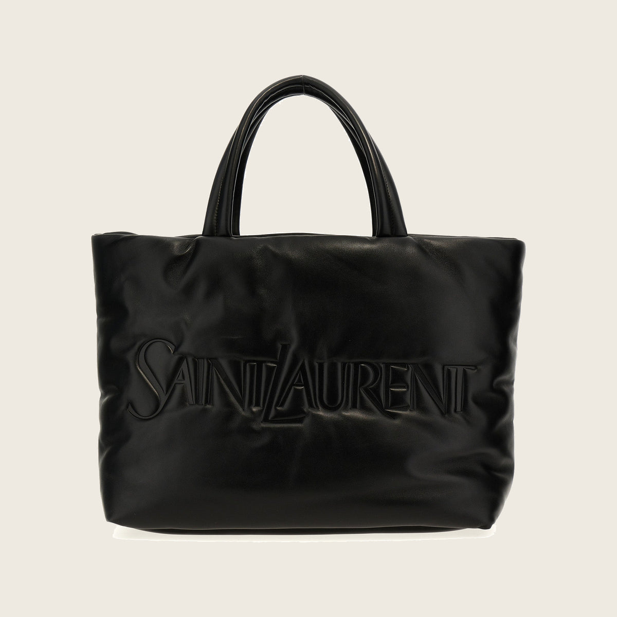 Lambskin Tote Bag – Black