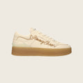 Leather Sneakers – Beige