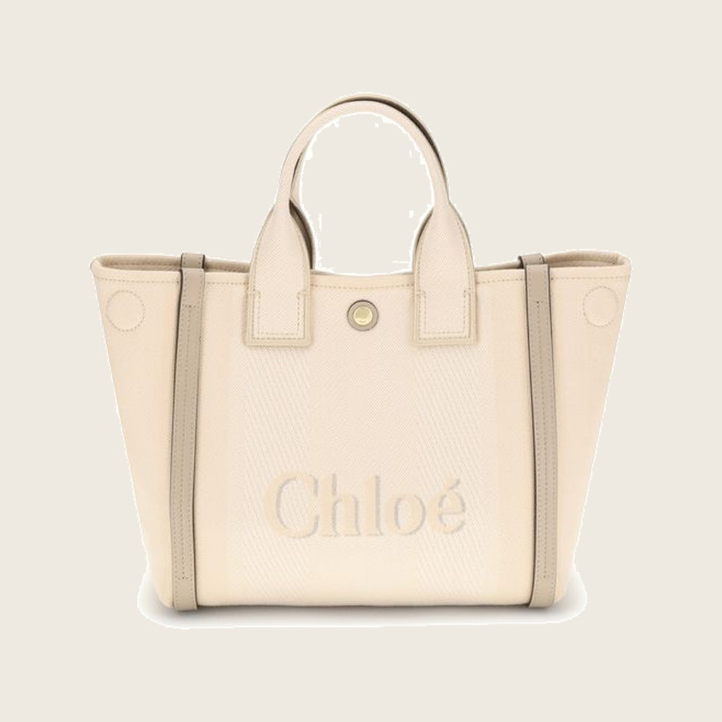 Cotton Handbag – Beige