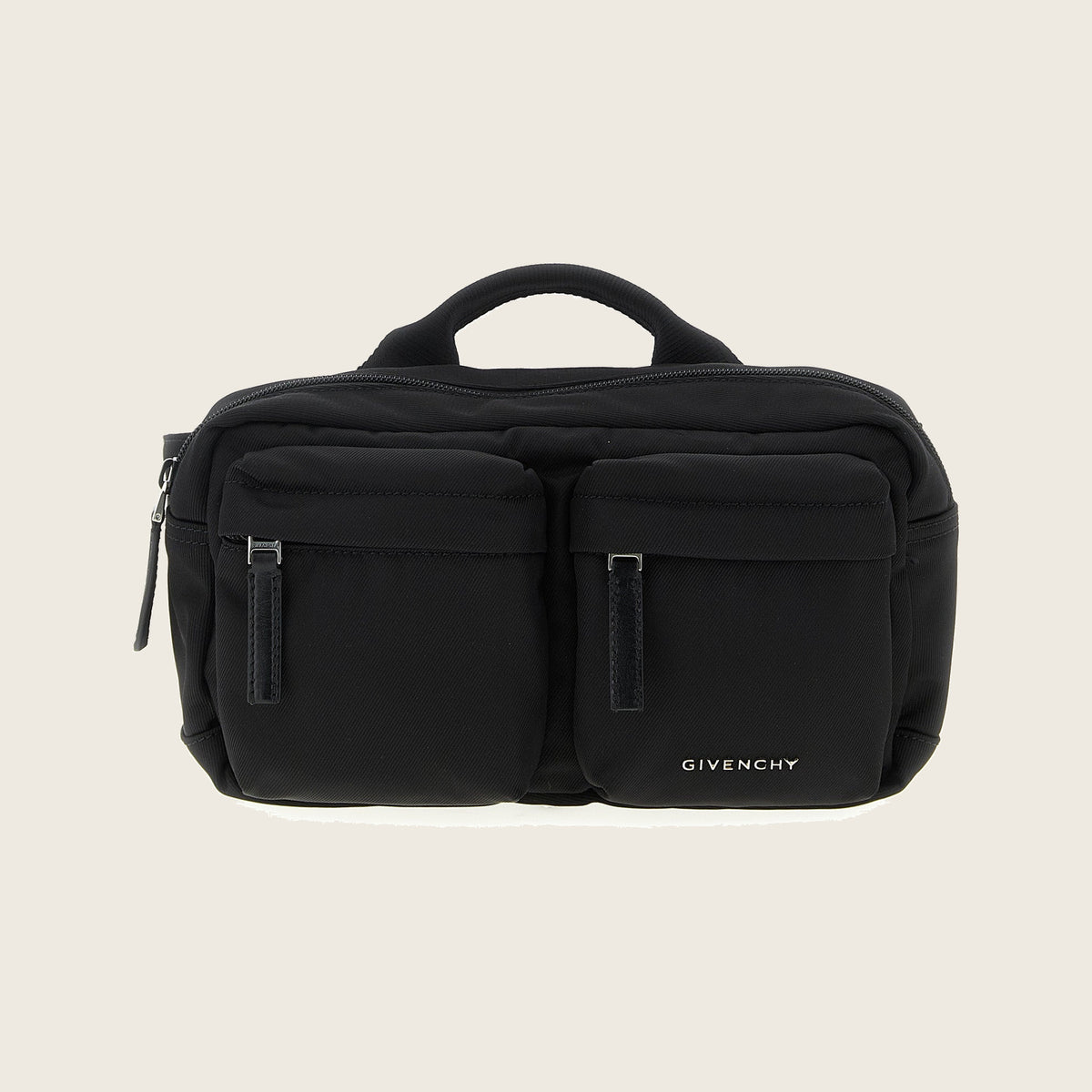 Nylon Crossbody Bag – Black