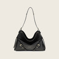 Sac à bandoulière en cuir – Noir