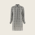 Robe en soie – Gris