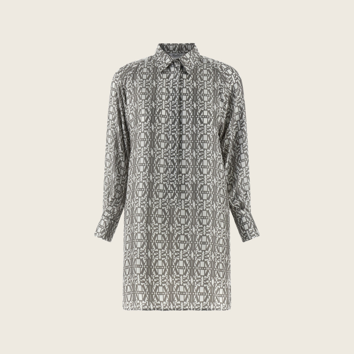 Robe en soie – Gris