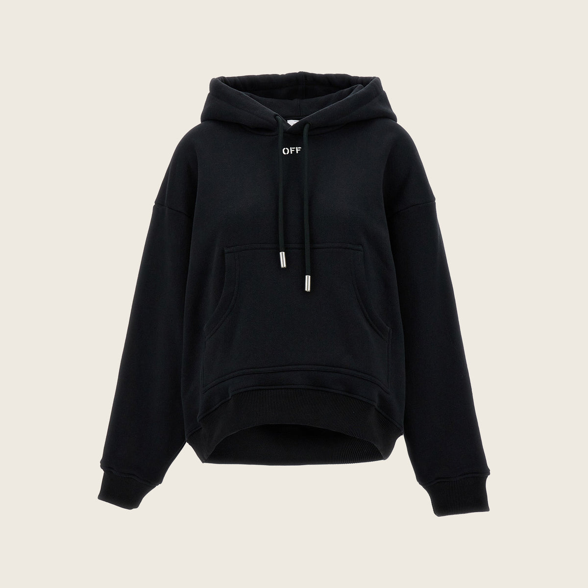 Cotton Hoodie – Black