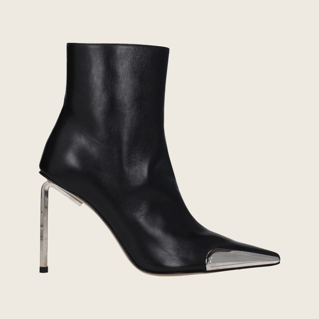 Leather Ankle Boots – Black