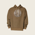 Logo Cotton Hoodie – Brown